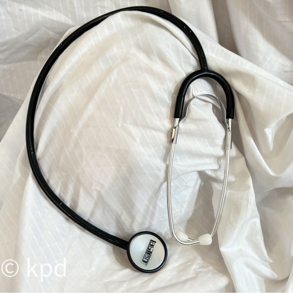 Vintage Labtron Stethoscope – Black Tubing Medical Collectible